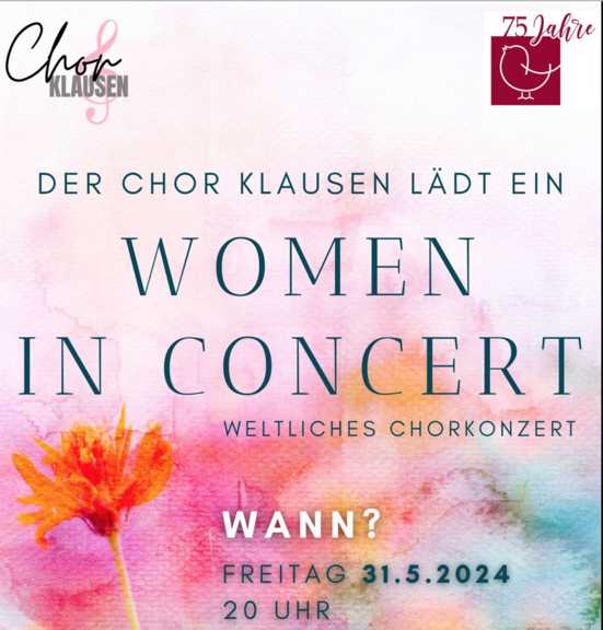 Chorkonzert 'Women in Concert'